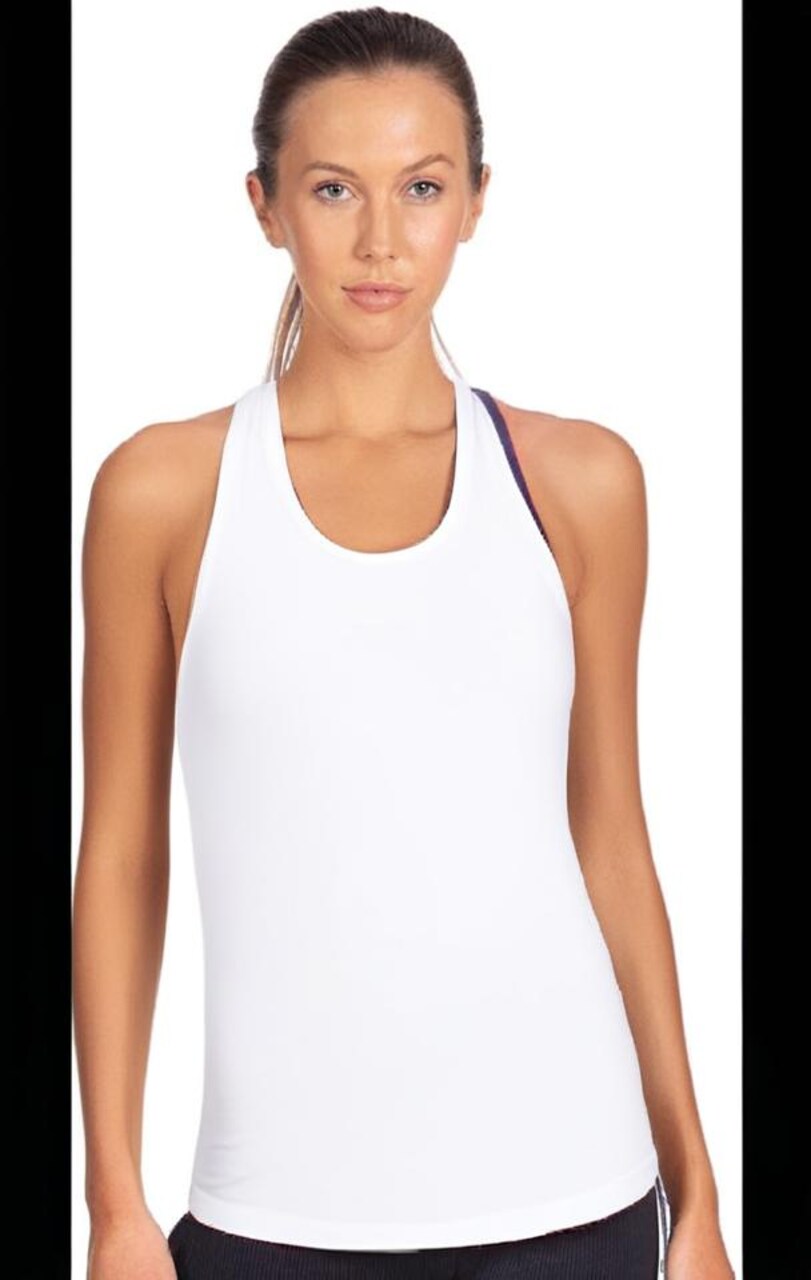 BELLA + CANVAS Women’s Jersey Racerback Crewneck Tank – Relaxed Fit Sleeveless Top for Casual Wear